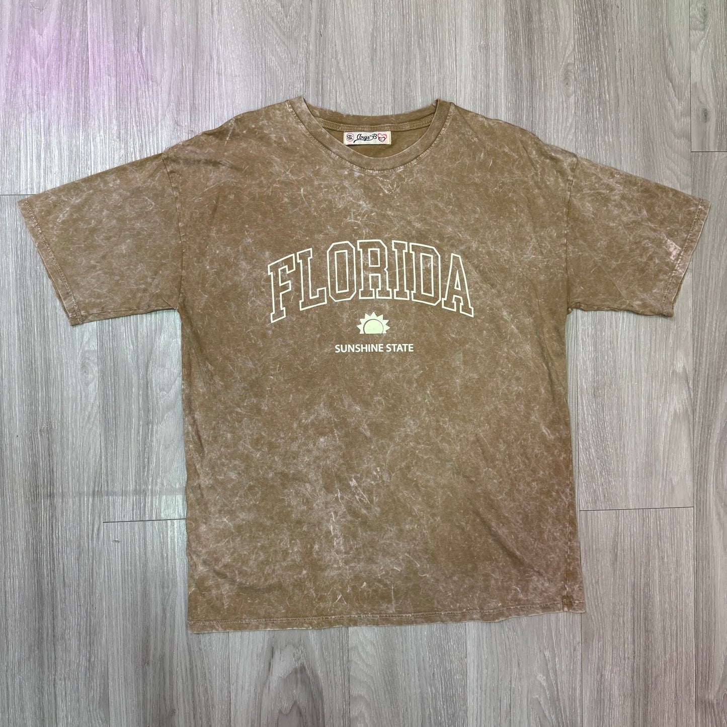 Polera florida oversized