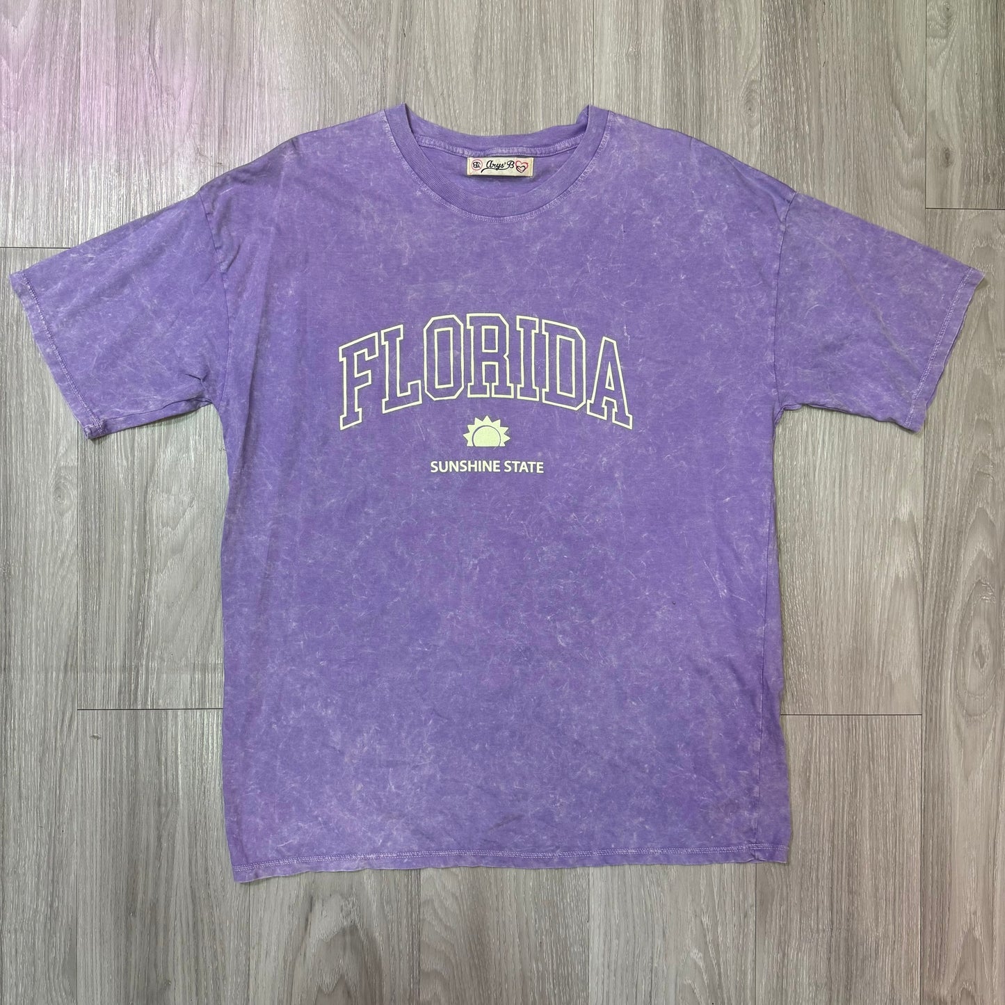 Polera florida oversized