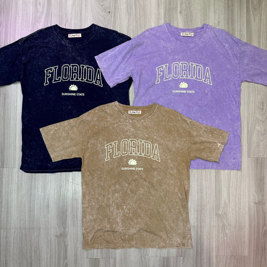 Polera florida oversized