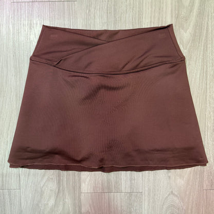 Falda short pretina cruzada